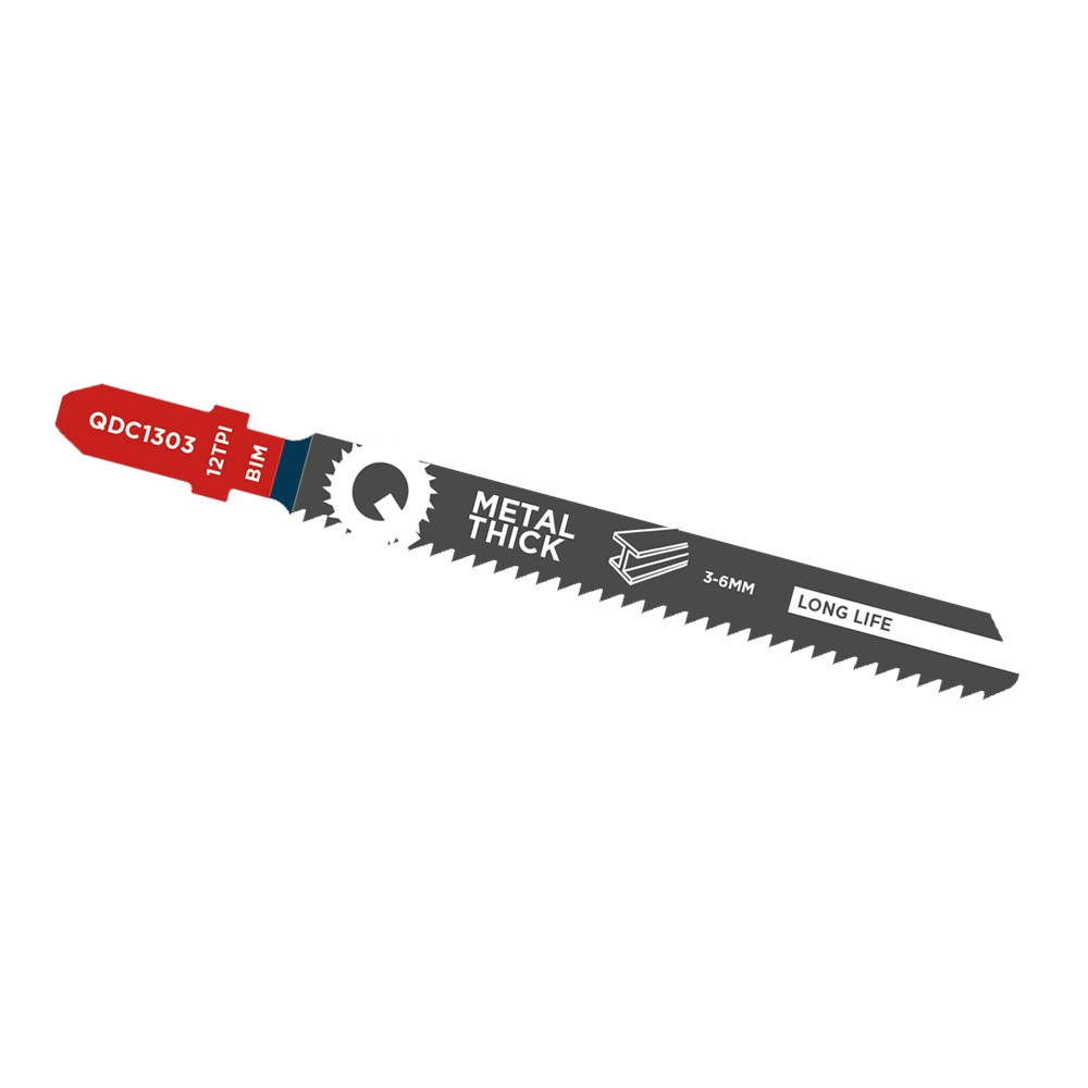 QBLADES X 5ST Decoupeer Zaagblad Dik Metaal 12tpi - 91mm