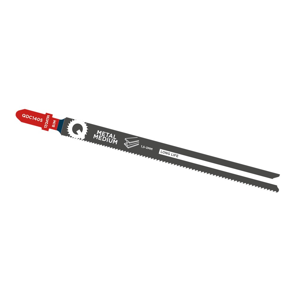 QBLADES X 5ST Decoupeer Zaagblad Medium Metaal 17/24tpi - 132mm