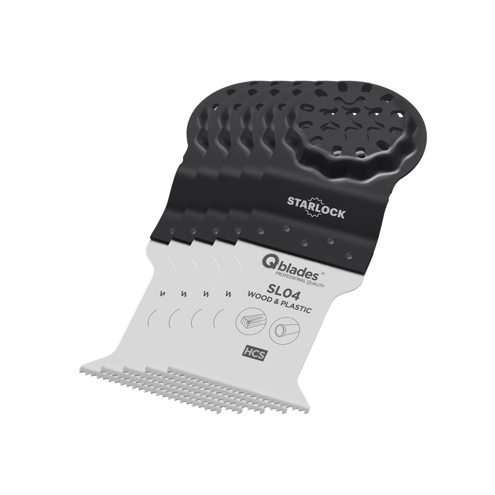 QBLADES X 5ST Zaagblad Standaard 18tpi 35x50mm HCS SL04-5ST