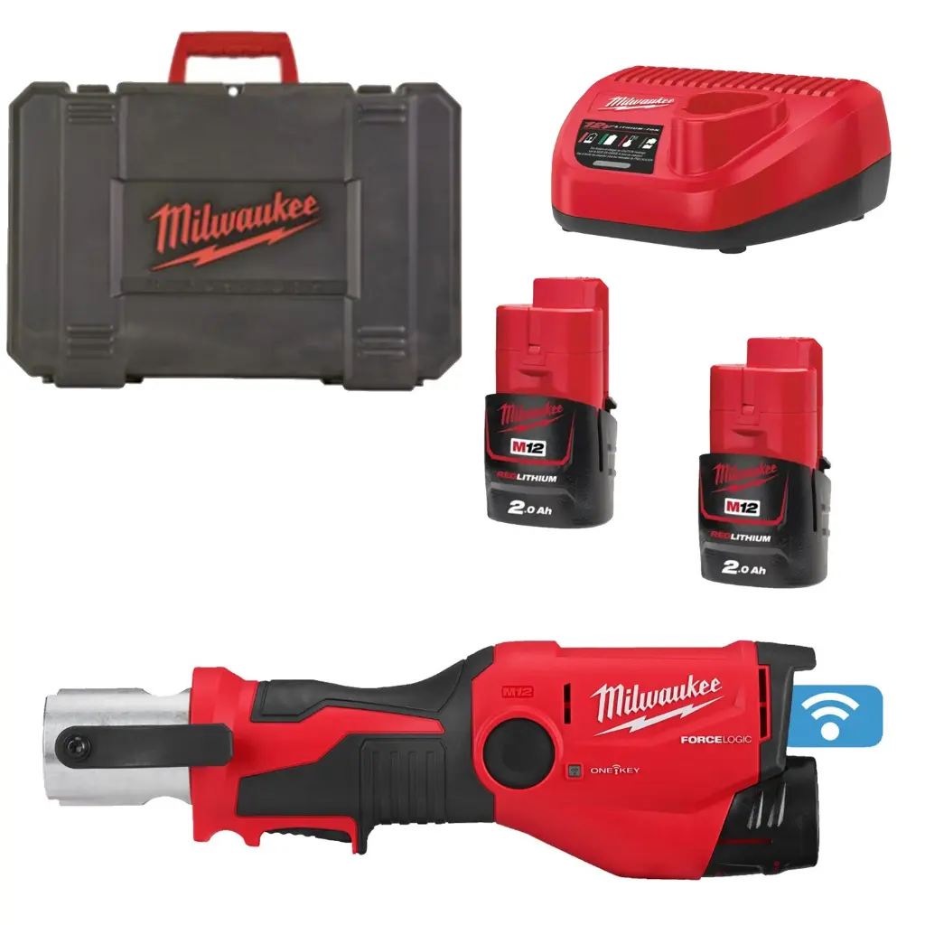 ACCU HYDRAULISCHE PERSTANG 12V 2X2.0AH MILWAUKEE