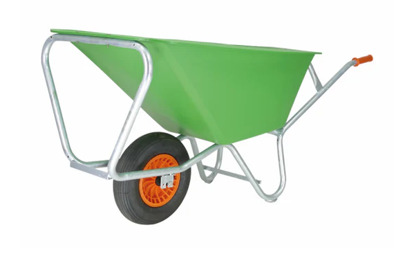 KRUIWAGEN LANDBOUW LG170PE GROEN 1 WIEL VABOR + 2 PLY LUCHTBAND