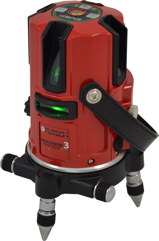 MULTICROSS 5 LIJN LASER GROEN ZNDR ONTVANGER + BOX FUTECH