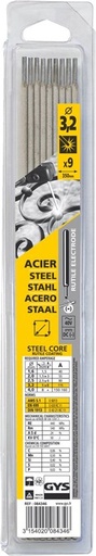 [3154020084346] X 9ST LASELECTRODEN 3.2MM STAAL GYS