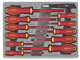 [FOR2125] SCHROEVENDRAAIERSET 12-DELIG 1000V FORCE