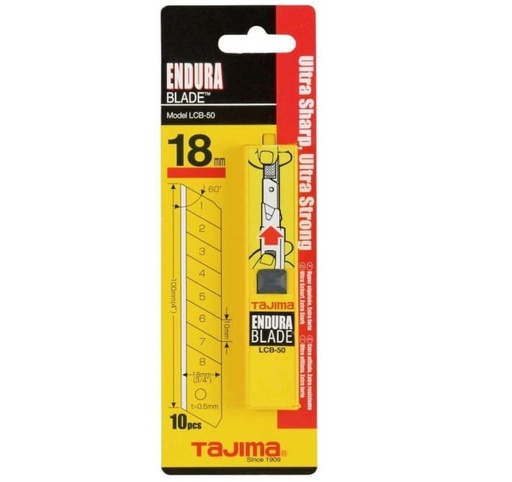 X 10ST RESERVE AFBREEK MESSEN 18MM TAJIMA