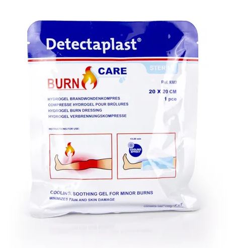 BRANDWONDEN KOMPRES HYDROGEL 20CMX20CM 9303