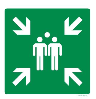[PON3122Q0] PICTOGRAM  VERZAMELPLAATS PP 200 PIKTONORM