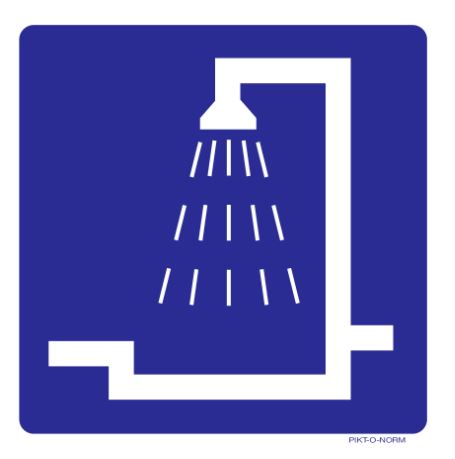 [362A08] PICTOGRAM DOUCHE PP 150 PIKTONORM