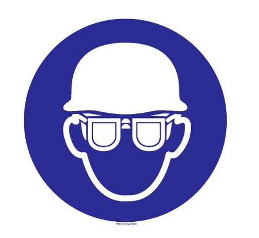 [PZ30120] PICTOGRAM BRIL VERPLICHT 200MM