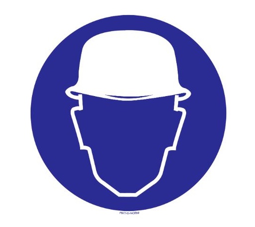 [PZ30220] PICTOGRAM HELM VERPLICHT 200MM