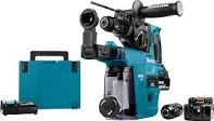 [DHR243RTJW] ACCU BOORHAMER 18V MET STOFAFZUIGING  2X5AH MAKITA