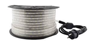 LED STRIP 45M + STEKKER WIT LICHT 6500K IP65 LUMX