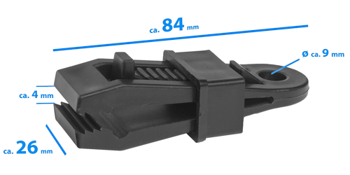 [2379] HANDSCHOEN CLIPS ZWART + MUSKETON 6X60