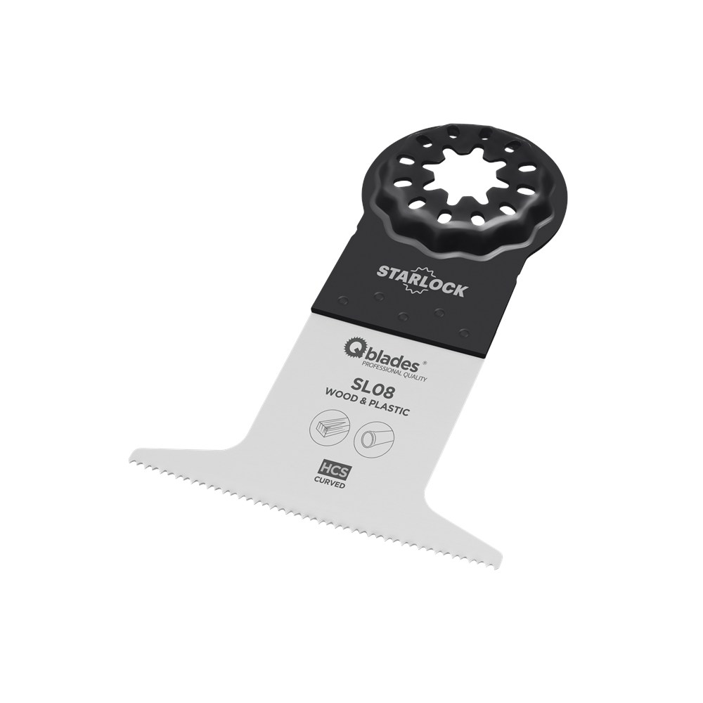 [QBL382110] QBLADES X 1ST  Zaagblad Standaard Curved 18tpi 65x50mm HCS SL08-1ST