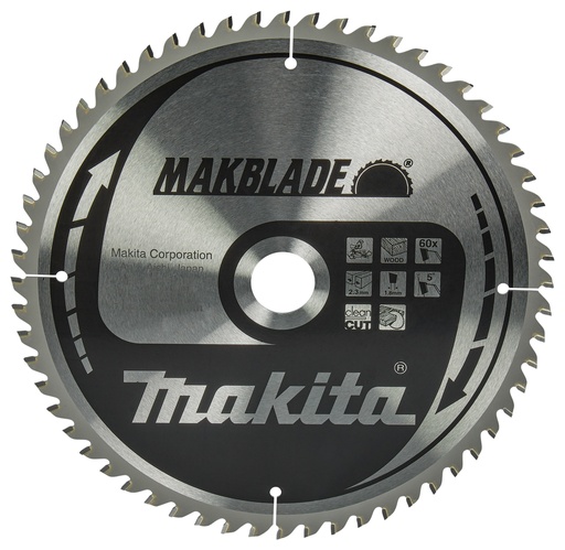 [B-32801] WIDIA ZAAG 260 / 2.3 / 30MM Z60 HOUT MAKITA
