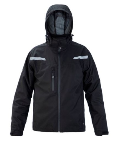[25024] HYDRO REGENPARKA BONN ZWART