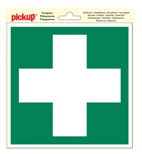 [60220] PICTOGRAM 20X20CM EHBO PICKUP
