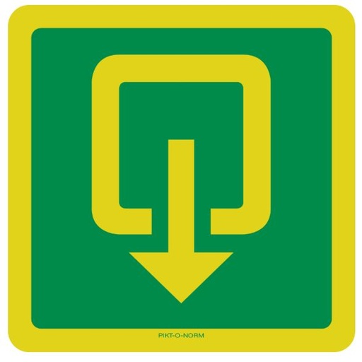 [302605] FOTOL UITGANG 150 PICTOGRAM PIKTONORM