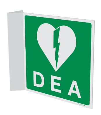 [317256] PICTOGRAM AED HAAKS PVC 200 PIKTONORM