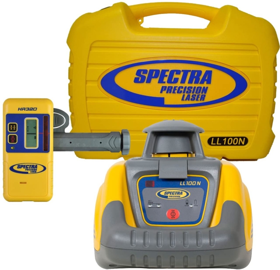 [1001032] LASER LL100 +ONTVANGER+ LAT+STATIEF+KOFFER SPECTRA